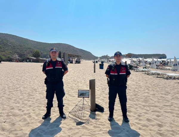PATARA PLAJA JANDARMA ELİ: CARETTA CARETTALAR İÇİN DENETİM VE BİLGİLENDİRME SEFERBERLİĞİ