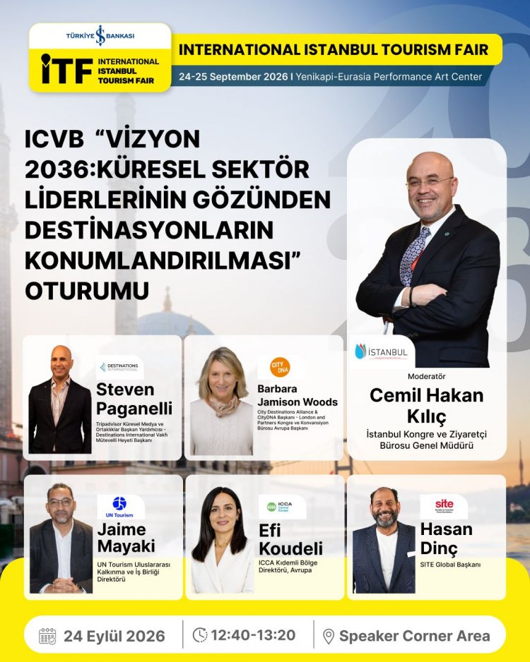KÜRESEL LİDERLER VİZYON 2036 OTURUMUNDA İSTANBUL TURİZM FUARI’NDA BULUŞUYOR