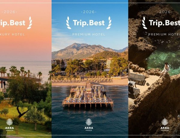 AKRA HOTELS’DEN KÜRESEL BAŞARI: DÜNYANIN EN İYİLERİ ARASINDA YERİNİ ALDI