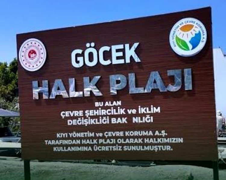 EGE VE AKDENİZ KIYILARINDA ÜCRETSİZ HALK PLAJI SAYISI 15’E YÜKSELDİ: GÖCEK HALK PLAJI HİZMETE AÇILDI