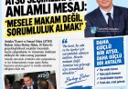 BERKAY BAHAR: 'MESELE MAKAM DEĞİL, SORUMLULUK ALMAK!'