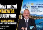 16. ULUSLARARASI RESORT TURİZM KONGRESİ İÇİN KAYITLAR AÇILDI
