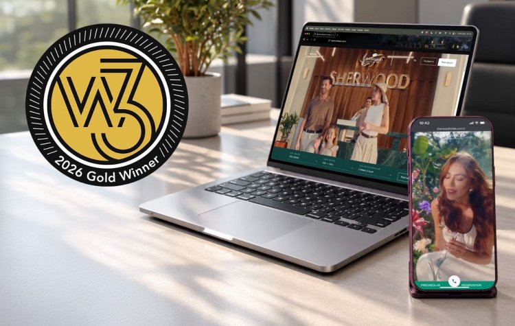 SHERWOOD RESORTS AND HOTELS’IN YENİ WEB SİTESİNE W3 AWARDS’TAN GOLD ÖDÜL