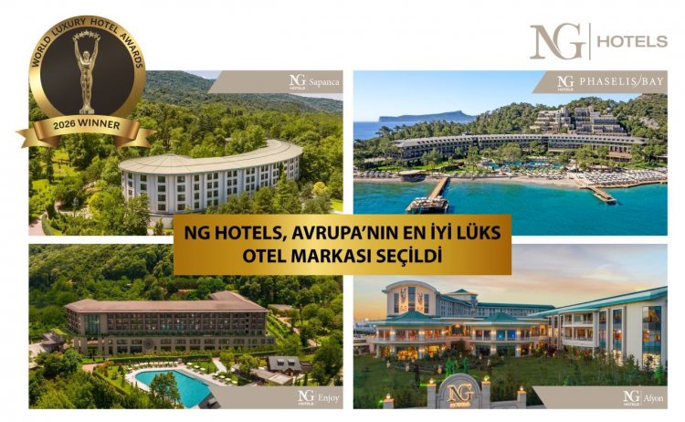 NG HOTELS, 2026 WORLD LUXURY AWARDS’TA "AVRUPA’NIN EN İYİ LÜKS OTEL MARKASI" SEÇİLDİ